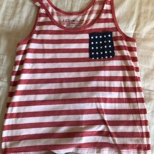 Fifth Sun belly showing tank top